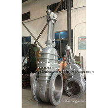 API6d 150lb 300lb 600lb Cast Steel Gear Operation Gate Valve